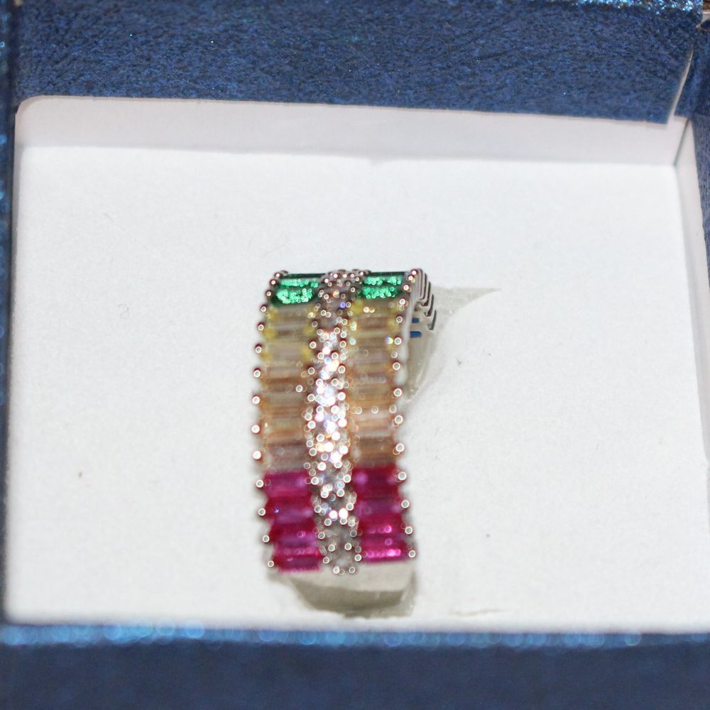 Unusually Glorious Rainbow Multi-Colored Sapphire… - image 6
